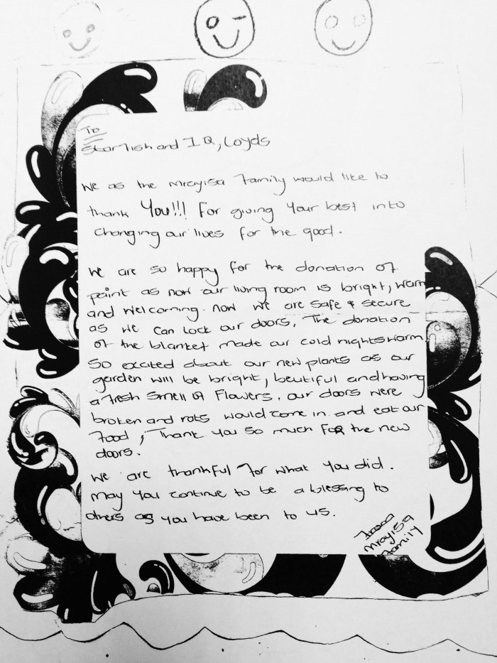 Letters for Starfish